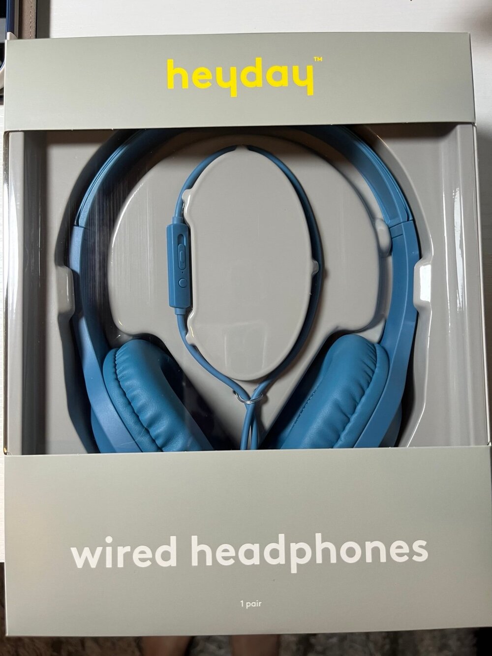 heyday™ Wired On-Ear Headphones - light blue- New
